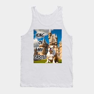 King of My Castle English Bulldog Tank Top